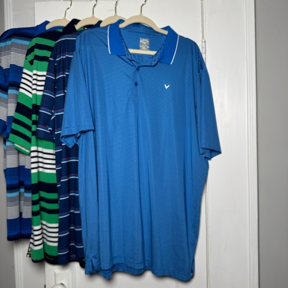 Callaway Ben Hogan Chaps Golf Polo Performance Shirts Bundle of Five XXL - Picture 3 of 11